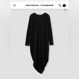 Universal Stand Geneva Dress, like new. Black, M, long sleeves, v-neck.